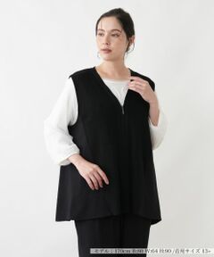 Leilian PLUS HOUSE / レリアンプラスハウス テーラードジャケット | ベスト【Leilian WHITE LABEL】