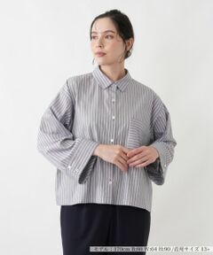Leilian PLUS HOUSE / レリアンプラスハウス シャツ・ブラウス | 羽織ブラウス【Leilian WHITE LABEL】
