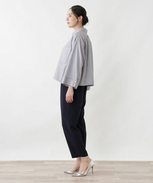 Leilian PLUS HOUSE / レリアンプラスハウス シャツ・ブラウス | 羽織ブラウス【Leilian WHITE LABEL】 | 詳細2
