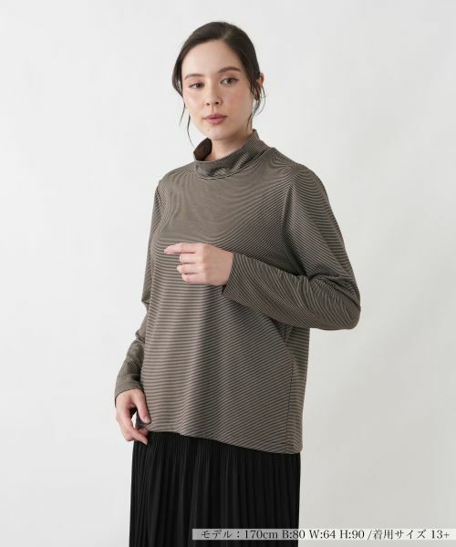 Leilian PLUS HOUSE / レリアンプラスハウス カットソー | カットソー(ベージュ)