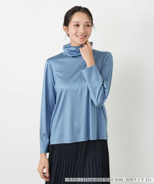 Leilian PLUS HOUSE / レリアンプラスハウス カットソー | カットソー(コバルトブルー)