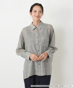 Leilian PLUS HOUSE / レリアンプラスハウス シャツ・ブラウス | 羽織ブラウス【Leilian WHITE LABEL】