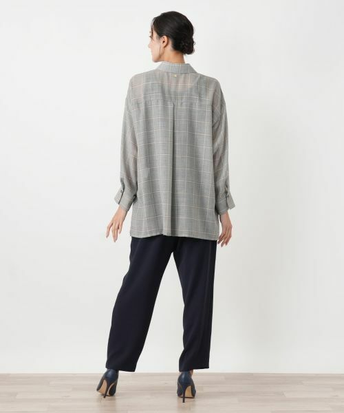 Leilian PLUS HOUSE / レリアンプラスハウス シャツ・ブラウス | 羽織ブラウス【Leilian WHITE LABEL】 | 詳細3