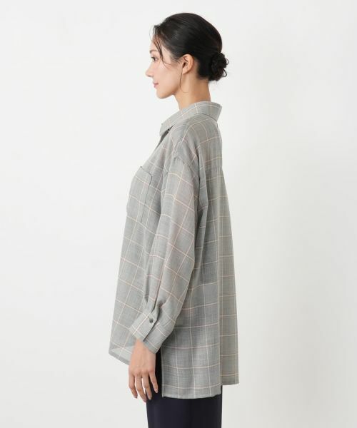 Leilian PLUS HOUSE / レリアンプラスハウス シャツ・ブラウス | 羽織ブラウス【Leilian WHITE LABEL】 | 詳細5