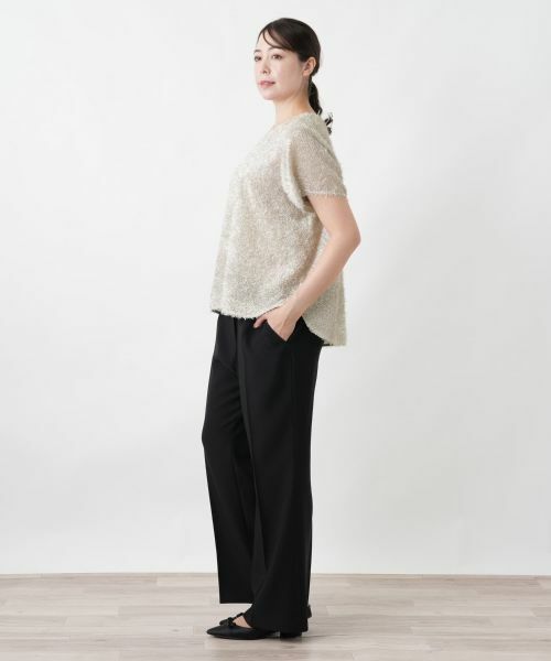 Leilian PLUS HOUSE / レリアンプラスハウス シャツ・ブラウス | シャギーブラウス【Leilian WHITE LABEL】 | 詳細2