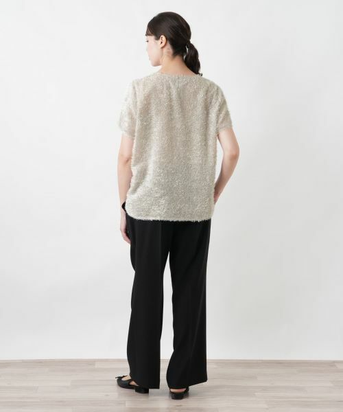 Leilian PLUS HOUSE / レリアンプラスハウス シャツ・ブラウス | シャギーブラウス【Leilian WHITE LABEL】 | 詳細3