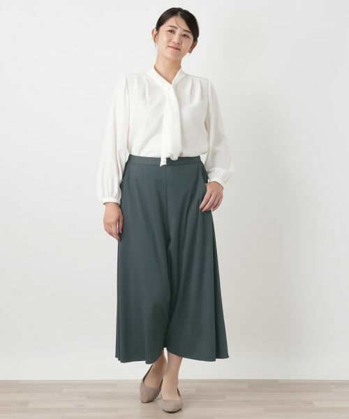 Leilian PLUS HOUSE / レリアンプラスハウス その他パンツ | ガウチョパンツ【Leilian WHITE LABEL】 | 詳細1