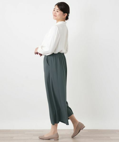 Leilian PLUS HOUSE / レリアンプラスハウス その他パンツ | ガウチョパンツ【Leilian WHITE LABEL】 | 詳細2