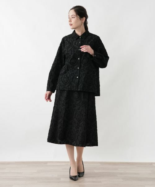 Leilian PLUS HOUSE / レリアンプラスハウス シャツ・ブラウス | 羽織ブラウス【Leilian WHITE LABEL】 | 詳細1