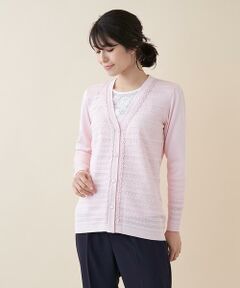 ＊＊Leilian PLUS HOUSE__ / レリアンプラスハウス カーディガン・ボレロ | Vネックニットカーディガン