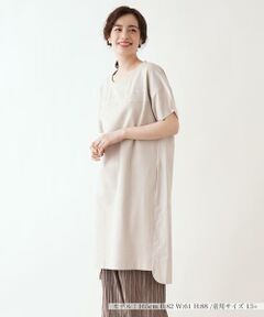 ロング丈刺繍ブラウス