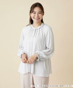 ＊＊Leilian PLUS HOUSE__ / レリアンプラスハウス シャツ・ブラウス | ボリュームスリーブブラウス