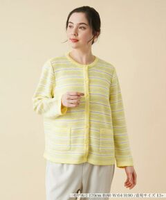 ＊＊Leilian PLUS HOUSE__ / レリアンプラスハウス カーディガン・ボレロ | クルーネックニットカーディガン