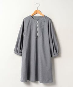 ＊＊Leilian PLUS HOUSE__ / レリアンプラスハウス シャツ・ブラウス | ストライプチュニックブラウス