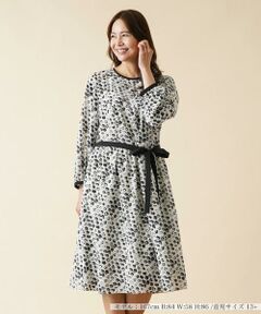 ＊＊Leilian PLUS HOUSE__ / レリアンプラスハウス ミニ丈・ひざ丈ワンピース | レオパード柄ワンピース