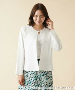 ＊＊Leilian PLUS HOUSE__ / レリアンプラスハウス カーディガン・ボレロ | ペプラム切替カーディガン