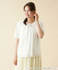 ＊＊Leilian PLUS HOUSE__ / レリアンプラスハウス カットソー | ギャザーカットソー