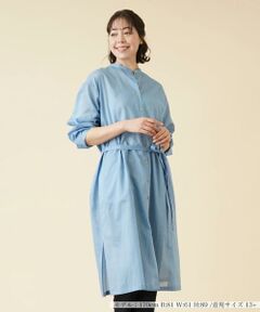 ＊＊Leilian PLUS HOUSE__ / レリアンプラスハウス ミニ丈・ひざ丈ワンピース | 洗えるシャツワンピース