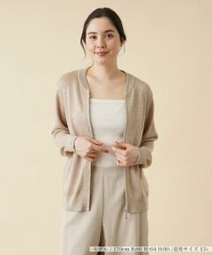 ＊＊Leilian PLUS HOUSE__ / レリアンプラスハウス ブルゾン | ニットジップアップブルゾン