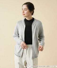 ＊＊Leilian PLUS HOUSE__ / レリアンプラスハウス ブルゾン | ニットジップアップブルゾン