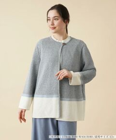 ＊＊Leilian PLUS HOUSE__ / レリアンプラスハウス カーディガン・ボレロ | トライカラーカ－ディガン