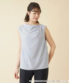 ＊＊Leilian PLUS HOUSE__ / レリアンプラスハウス カットソー | アシンメトリーネックカットソー