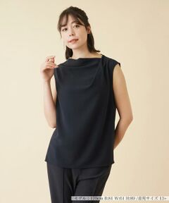 ＊＊Leilian PLUS HOUSE__ / レリアンプラスハウス カットソー | アシンメトリーネックカットソー