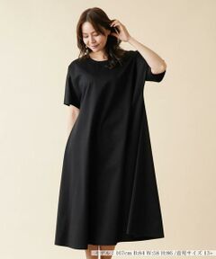 ＊＊Leilian PLUS HOUSE__ / レリアンプラスハウス ミニ丈・ひざ丈ワンピース | サックワンピース