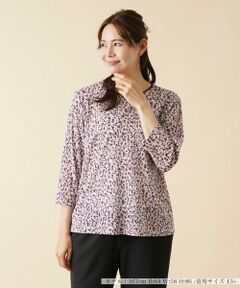 ＊＊Leilian PLUS HOUSE__ / レリアンプラスハウス カットソー | ジオメトリック柄カットソー