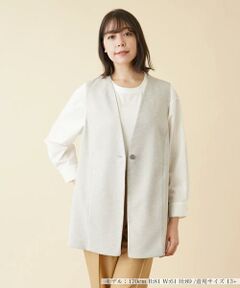 ＊＊Leilian PLUS HOUSE__ / レリアンプラスハウス ベスト | 1ボタンベスト