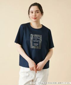 ＊＊Leilian PLUS HOUSE__ / レリアンプラスハウス カットソー | レタードＴシャツ