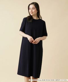 ＊＊Leilian PLUS HOUSE__ / レリアンプラスハウス ミニ丈・ひざ丈ワンピース | サックワンピ－ス