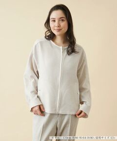 ＊＊Leilian PLUS HOUSE__ / レリアンプラスハウス その他アウター | ジップアップジャケット