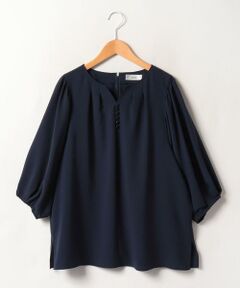 ＊＊Leilian PLUS HOUSE__ / レリアンプラスハウス シャツ・ブラウス | キーネックブラウス