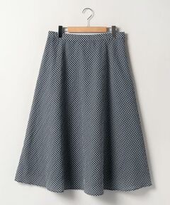 ＊＊Leilian PLUS HOUSE__ / レリアンプラスハウス ミニ・ひざ丈スカート | ギンガムチェックフレアスカート