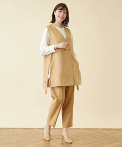 ＊＊Leilian PLUS HOUSE__ / レリアンプラスハウス ベスト | サイドオープンダブルベスト