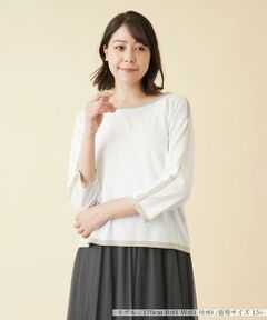 ＊＊Leilian PLUS HOUSE__ / レリアンプラスハウス ニット・セーター | 配色ラインクルーネックニット