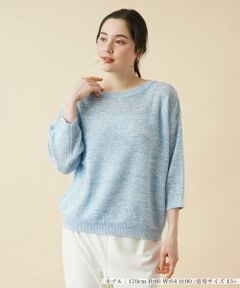 ＊＊Leilian PLUS HOUSE__ / レリアンプラスハウス ニット・セーター | 七分袖ドルマンニット