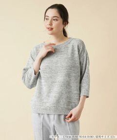 ＊＊Leilian PLUS HOUSE__ / レリアンプラスハウス ニット・セーター | 七分袖ドルマンニット