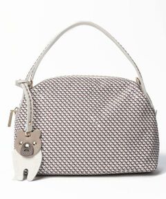 ＊＊Leilian PLUS HOUSE__ / レリアンプラスハウス ハンドバッグ | チャーム付き2WAYミニハンドバッグ