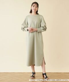 ＊＊Leilian PLUS HOUSE__ / レリアンプラスハウス ミニ丈・ひざ丈ワンピース | ボリュームスリーブワンピース