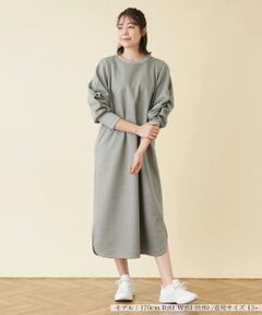 ＊＊Leilian PLUS HOUSE__ / レリアンプラスハウス ミニ丈・ひざ丈ワンピース | ボリュームスリーブワンピース