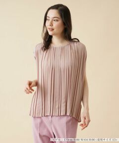 ＊＊Leilian PLUS HOUSE__ / レリアンプラスハウス シャツ・ブラウス | フレンチスリーブプリーツブラウス