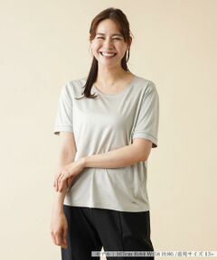 ＊＊Leilian PLUS HOUSE__ / レリアンプラスハウス カットソー | シルククルーネックカットソー