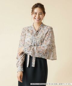 ＊＊Leilian PLUS HOUSE__ / レリアンプラスハウス シャツ・ブラウス | ボウタイシアーブラウス