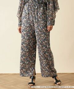 ＊＊Leilian PLUS HOUSE__ / レリアンプラスハウス パンツ | シアーワイドパンツ