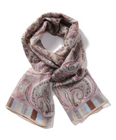 ＊＊Leilian PLUS HOUSE__ / レリアンプラスハウス マフラー・ショール・スヌード・ストール | ペイズリー柄ストール