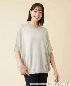 ＊＊Leilian PLUS HOUSE__ / レリアンプラスハウス ニット・セーター | 切替ドルマンスリーブニット