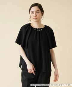 ＊＊Leilian PLUS HOUSE__ / レリアンプラスハウス シャツ・ブラウス | ビジューブラウス