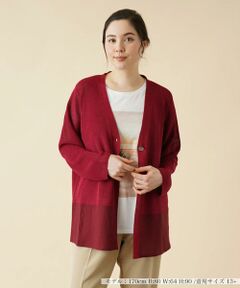 ＊＊Leilian PLUS HOUSE__ / レリアンプラスハウス カーディガン・ボレロ | ラメVネックカ－ディガン